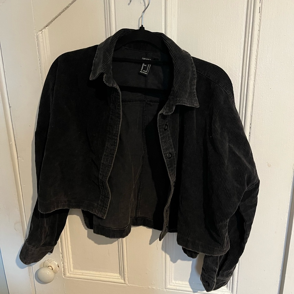 Forever 21 Black Corduroy Women's Blazer